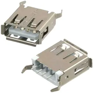 USB savienotājs HQ PS-M-USB-VERT vertikālas tapas, 4 kontakti