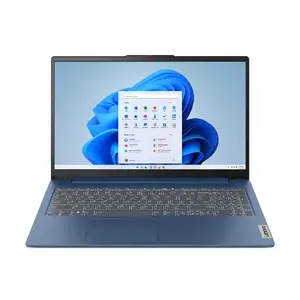 Ноутбук Lenovo IdeaPad Slim 3 15IRU8 — Intel Core i3-1315U, 15,6" FHD, 8 ГБ LPDDR5, 512 ГБ SSD, Windows 11 Home, синий