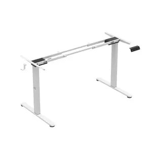Elektriskā regulējamā galda rāmis Mark Adler MA-XENO 4.5 White — augstums 73–119 cm, platums līdz 1350 mm, tērauda rāmis
