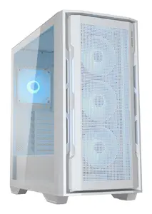 COUGAR CGR-5C78W-RGB Midi Tower PC Case White with 3x 120 mm RGB Fans