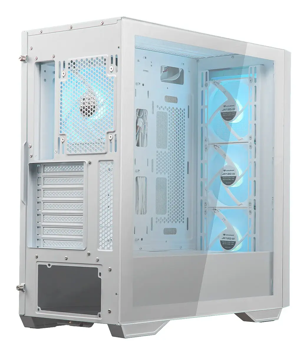 COUGAR CGR-5C78W-RGB Midi Tower PC Case White Photo 4