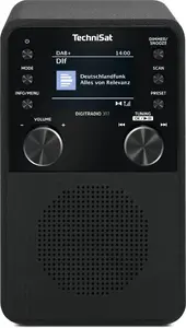 Digital radio TECHNISAT DigitRadio 317 — black, FM and DAB+ reception