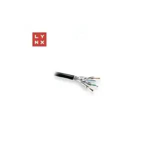 SFTP Ethernet Cable LYNX CS LX-SLD-SFTP6A-PE-BK Cat6a Outdoor Black 500m