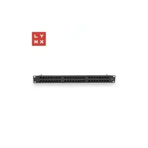 Patch panel LYNX CS LX-48-UTP6-BK 48-port UTP Cat6