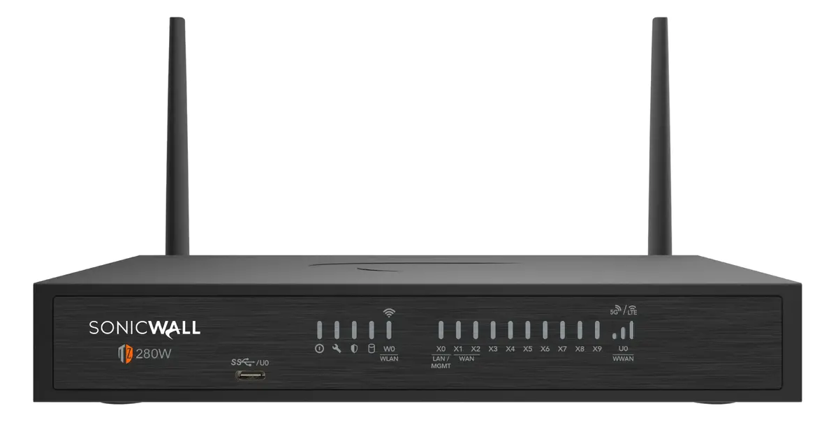 SonicWall TZ380 galddatora aparatūras ugunsmūris ar