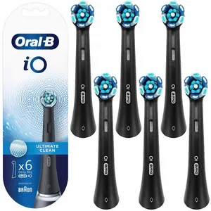 Replacement Toothbrush Heads Oral-B iO Ultimative Reinigung 6-pack, black