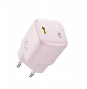 Зарядное устройство Baseus PicoGo GaN 45W EU розовое – компактное настольное зарядное USB‑C PD 45W
