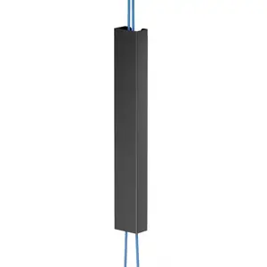 Cable cover Neomounts ADS06-123BL magnetic black for sit/stand desk frames, multiple cables