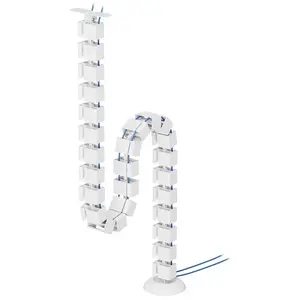 Cable spine organizer Neomounts ADS06-130WH screw-mounted, white, 130 mm