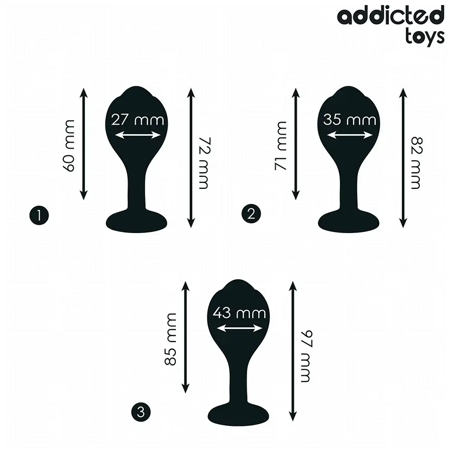 Анальная пробка ADDICTED TOYS D-242833 Photo 4