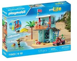 Игровой набор PLAYMOBIL Смотровая башня и пляжный багги 71903 – башня и багги