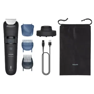 Триммер для бороды Philips Beard Trimmer 5000 Series BT5780/15 с вакуумным сбором волос, влажное и сухое бритье, от 0.4 до 20 мм, автономность 100 мин