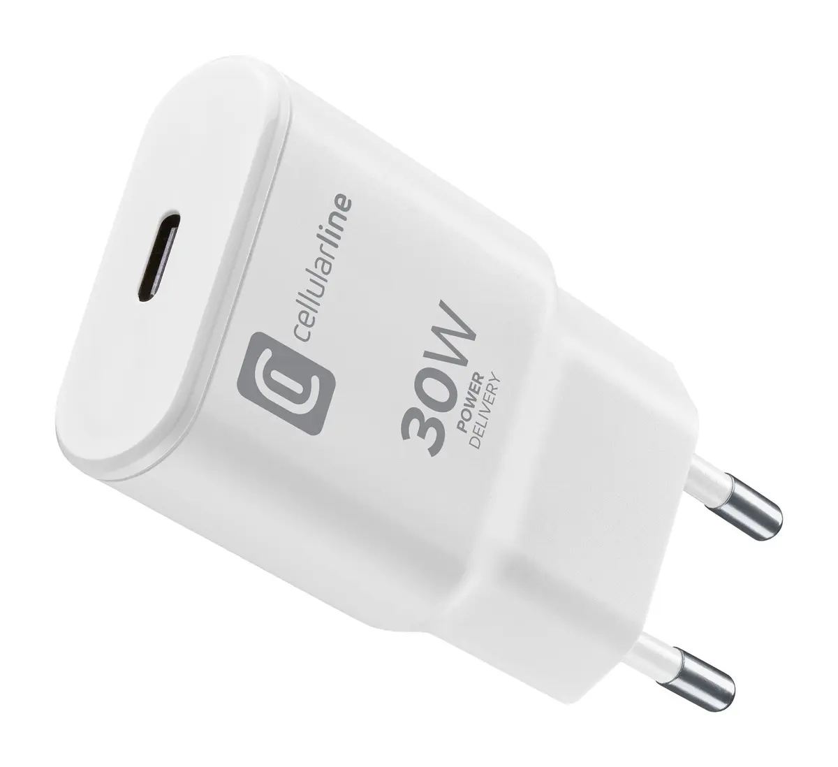 Sienas lādētājs Cellularline USB-C 30W Power