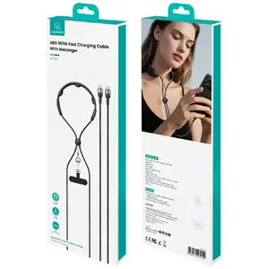 USB-C Cable usams SJ759 100W fast charging with integrated massager function