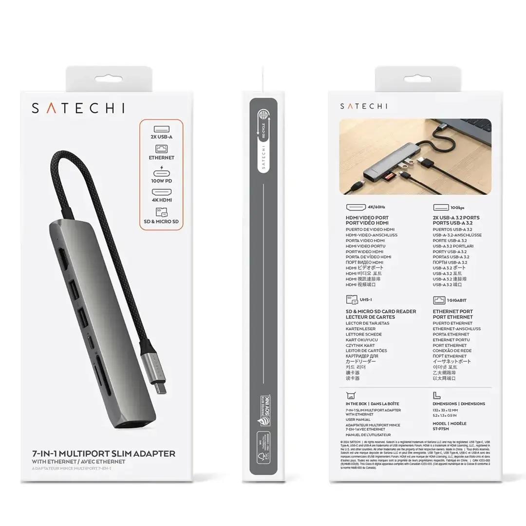 USB-C adapteris Satechi 7‑1 — Ethernet un 4K HDMI Photo 7