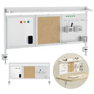 Перегородка для стола Ergo Office ER-300 W, ширина 1250 мм, максимальная нагрузка 10 кг