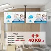 Ceiling mount MACLEAN MC-111 B for two TVs Photo 8