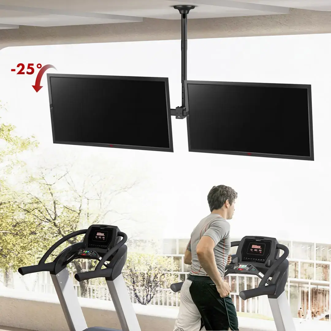 Ceiling mount MACLEAN MC-111 B for two TVs Photo 10