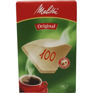 Paper coffee filter MELITTA size 4, 40 pieces (for drip coffee makers) 0-1007-05