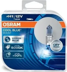 Halogen headlight bulb Osram Cool Blue Boost H1 80W 2 pcs
