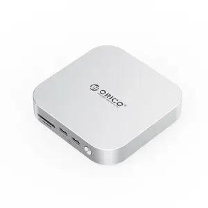 M.2 NVMe slot adapteris ORICO M49P-EU-SV-BP — USB-C 10 Gbps, metāla korpuss