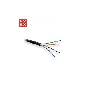 Уличный UTP кабель LYNX CS LX-SLD-UTP5E-PE-BK — Cat5e, 305 м, черный, PE оболочка