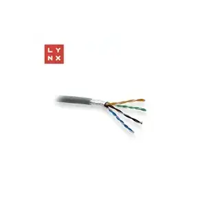 Shielded FTP Ethernet Cable LYNX CS LX-SLD-FTP5E-LSZH-GR Cat5e 0.5 mm Indoor Gray