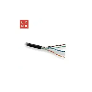 UTP Cable LYNX LX-SLD-UTP6-PE-BK Cat6 outdoor UTP, solid copper conductor, PE jacket, black, 305m