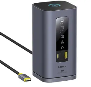 Dokinga stacija Baseus Spacemate Series 11-in-1 priekš Mac, pelēka