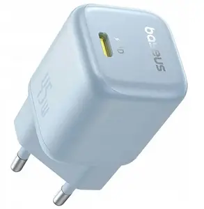 Зарядное устройство Baseus PicoGo GaN 45W с EU вилкой, синий