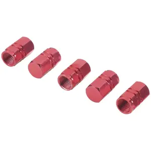 Valve Caps All Ride Micīte Red, set of 4, decorative tyre valve covers