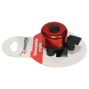 Bicycle bell MOUNTA 9127759, red — handlebar-mounted safety bell for bikes