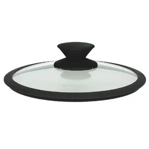 Glass Lid 26 cm Tognana IT64V9558T6NEBO with Silicone Finish and PVC Handle