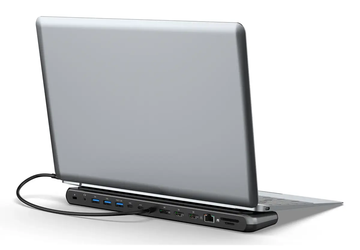 Digitus USB-C 8K dokstacija 12-portu Photo 3