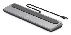 DIGITUS DA-70919 12-port USB-C 8K Docking Station with Wired Connectivity USB 3.2 Gen 2 Type-C Host Interface Ethernet LAN and 100W Power Delivery