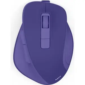 Mouse HAMA WM-500 ergonomic silent click rechargeable blue 1600 dpi optical