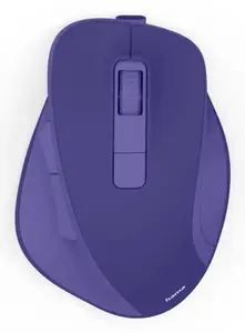 Pele HAMA WM-500 ergonomiska bezklikšķu uzlādējama zila 1600 dpi optiskā