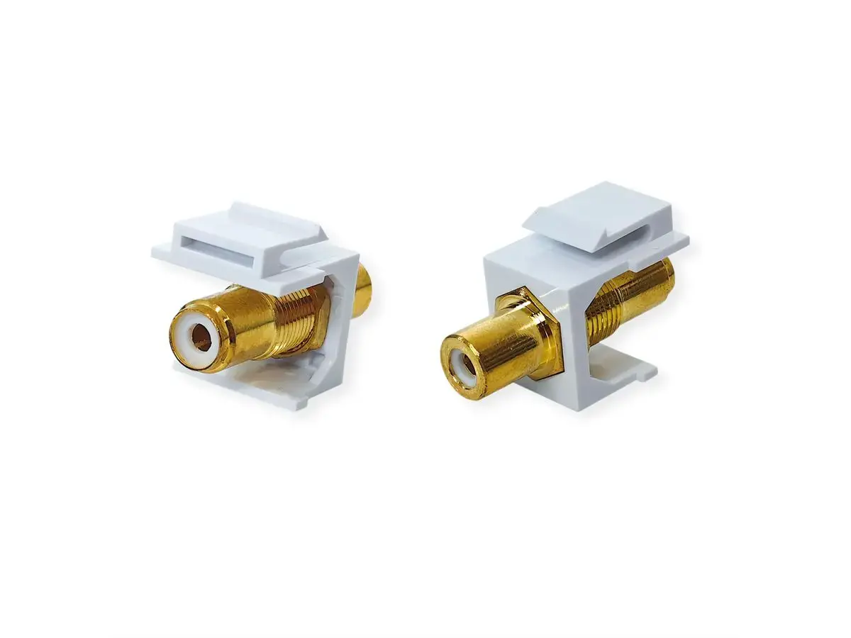 VALUE Angled RCA Keystone Module 25.99.8211 Photo 2