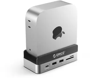Docking station ORICO for Mac Mini M4 USB‑C 10 Gbps with M.2 NVMe slot