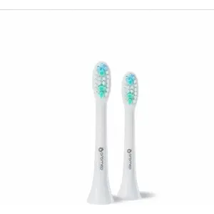 ORO-MED Sonic X Pro replacement toothbrush heads, White Tips, 2 pcs