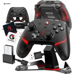 GameSir kontrolieris Cyclone 2 Tri-Mode Connect Black — bezvadu/Bluetooth/USB spēļu kontrolieris