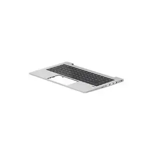 Top cover with UK keyboard for HP laptop — model N45679-031 (replacement)