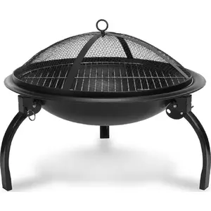 Fire pit Fieldmann FZG 1020 54.5 cm – outdoor fire bowl, steel construction, model 41010420