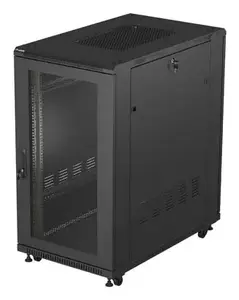 Напольный телекоммуникационный шкаф Lanberg FF01-6022-23B 22U 19 дюймов, черный