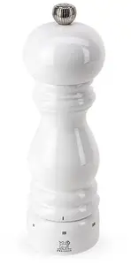 Salt mill PEUGEOT Paris 18 cm uSelect Z – white lacquered wood, manual salt grinder