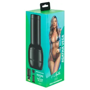 Masturbator Kiiroo Feel Agatha Vega Silicone realistic textured sleeve, removable inner sleeve, 22×8.4 cm, 800 g