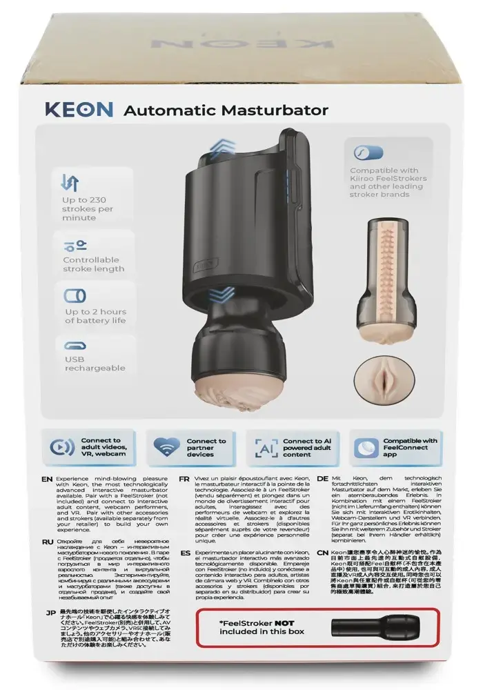Kiiroo Keon WiFi автоматический адаптер-строкер Photo 3