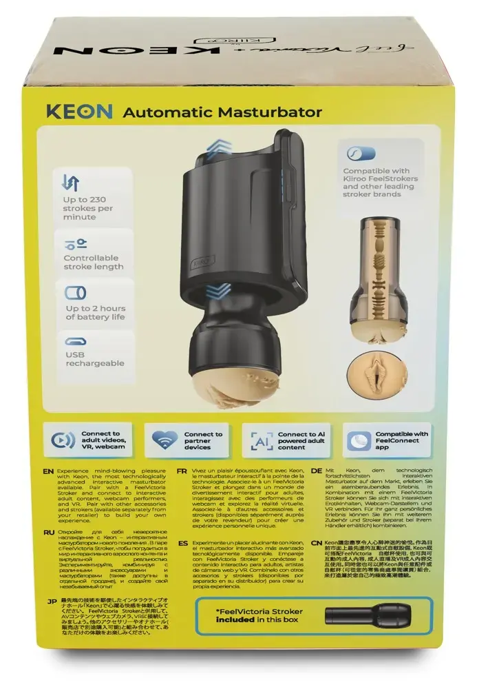 Kiiroo Keon Wi‑Fi автоматический мастурбатор с Feel Victoria Photo 14