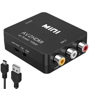 Riff RCA uz HDMI pārveidotājs RF-RCA/HDMI — kompozītā AV uz HDMI līdz Full HD 1080p