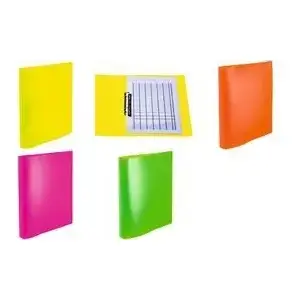 Ring binder Herma A4 PP neon pink, model 19712, for A4 documents